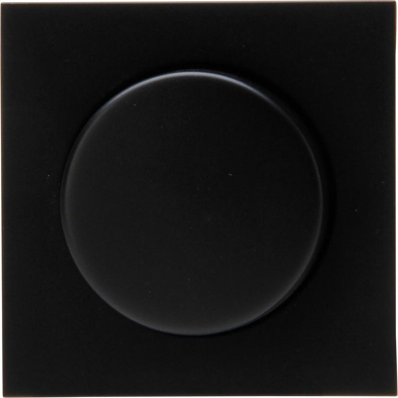 KOPP - Athenis HK07 - Dimmer Afdekplaat - Mat Zwart - Thermoplast