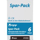 Kopp - Athenis Profipack - 6 x Geaard Stopcontact - Arctisch Wit - Mat Oppervlak