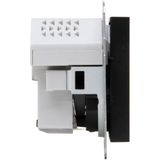 Kopp - HK07 - Inbouw Stopcontact - Antraciet - Met USB en USB-C