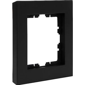Kopp HK07 PURE - afdekraam 1-voudig, kleur: mat zwart - (10 stuks)