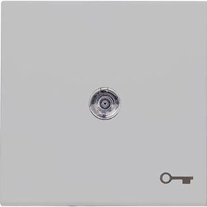 Kopp HK07 - vlakwip met lens en symbool sleutel, kleur: grijs mat - (5 stuks)