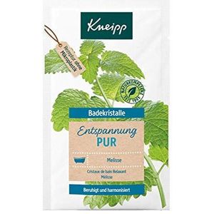 Kneipp Puur ontspanningskristallen, met natuurzuiver diepzout van Saline Luisenhall en natuurlijke etherische olie van Indiase melisse & extract van citroenmelisse, harmoniserend, 60 g