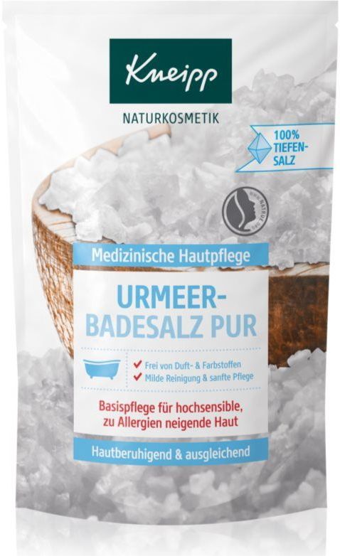 Kneipp Urmeer-Badesalz pur med.Hautpflege 500 g Salz