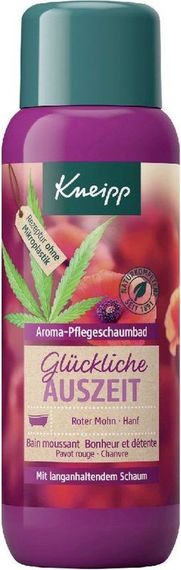 Badschuim Klaproos & Hennep, 400 ml – Kneipp