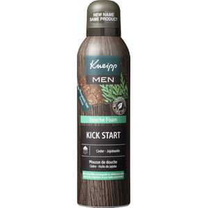 Kneipp Men Kick Start - Douche foam - Douche schuim - Ceder en Jojobaolie - Romig schuim - Vegan - 200 ml