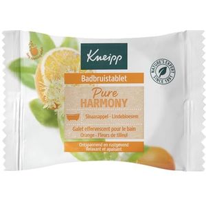 Kneipp Badbruistablet pure harmony oranje lindebloesem 80g