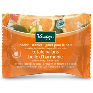 12x Kneipp Badbruistablet Oranje Lindebloesem 80 gr