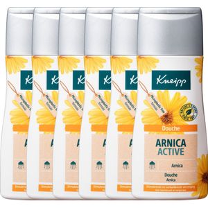 Kneipp Arnica Active - Douchegel - Voor spieren en gewrichten - Vegan - Voordeelverpakking - Grootverpakking - 6 x 200 ml