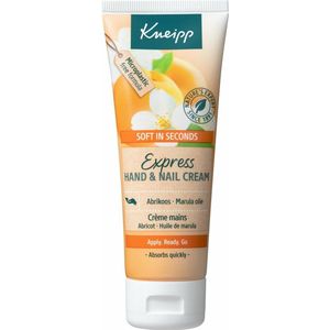 Kneipp Soft in seconds express hand & nail cream abrikoos 75ml