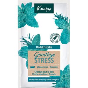 Kneipp - Goodbye Stress - Badkristallen - 60 g - Watermunt en Rozemarijn