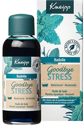 Kneipp Goodbye Stress - Badolie - Watermunt - Rozemarijn - Ontspannend en kalmerend effect - Vegan - 1 st - 100 ml