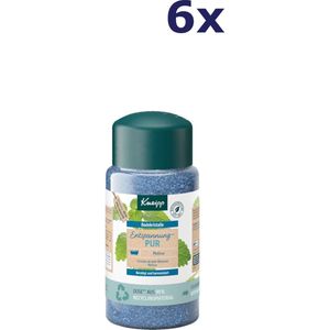 6x Kneipp Badzout 600g pure ontspanning