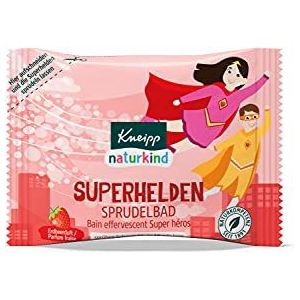 Naturkind Super Hero Bad met aardbeiengeur met amandelolie tot 10 minuten, 80 g
