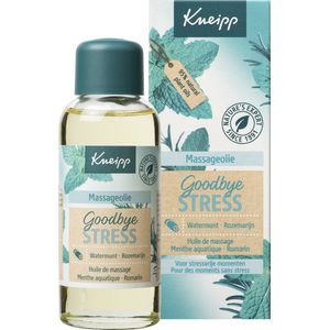 Kneipp Goodbye Stress - Massageolie - Watermunt en Rozemarijn - Ontspannend - Geschikt voor alle huidtypen - Vegan - 1 st - 100 ml