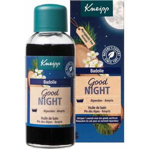 Kneipp Good Night - Badolie - Alpenden en Amyris - Goede nachtrust - Ontspannend - Vegan - 1 st - 100 ml