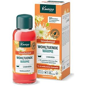 Kneipp Gezondheidsbad weldadige warmte - badolie met waardevol extract van lindebloesem & natuurlijke etherische oliën van sinaasappelen & cederhout - weldadig voor lichaam & geest - 100 ml