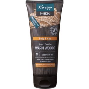 Kneipp - Men Body & Hair 2-in-1 Douche - Warm Woods - Cedernoot - Eik - 75ml