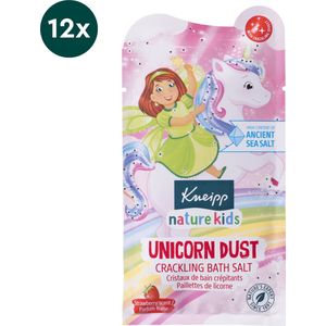 Kneipp Kids Badkristallen - Unicorn Dust - Badzout - Vegan - Voordeelverpakking - Grootverpakking - 12x60 gram