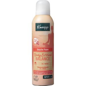 Kneipp Body & Mind Balance Douche foam - Douche schuim - Iris en Vetiver - Voor meer balans - Vegan - 1 st - 200 ml