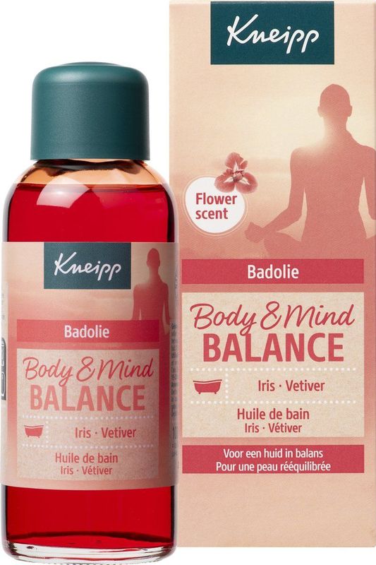 Kneipp Body & Mind Balance - Badolie - Iris en vetiver - Zachte bloemengeur - Voor meer balans - Vegan - 100 ml