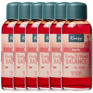 x6 Kneipp body & mind badolie 100 Milliliter