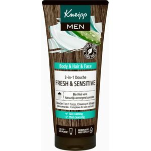 Kneipp - Men 3-in-1 Douchegel - FRESH & SENSITIVE - Natuurlijke Ingrediënten