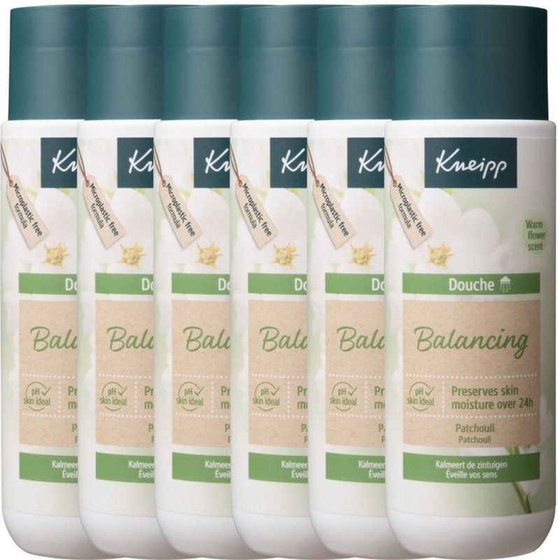 Kneipp - Balancing - Douchegel - 6 x 200ml - Natuurlijke Etherische Olie