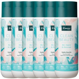 Kneipp Clean Beauty Algen-Zeezout douchegel 6 x 200ml - voordeelverpakking