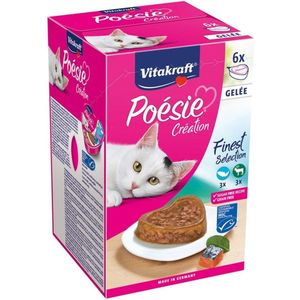 Vitakraft Poésie Création Multipack Gelei - Natvoer - 6x85 Gr