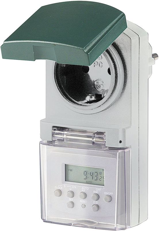 Timer - Buiten - Spatwaterdicht - IP44 - 230V - 8A/1800W