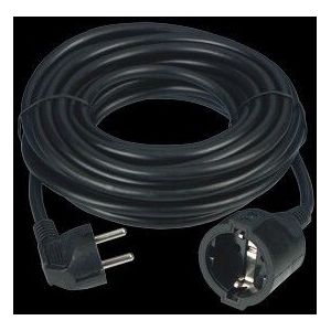 25 meter krachtstroom verlengkabel 16A 5-polig 2,5mm² 400V zwart IP44 kopen