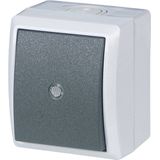 REV - AquaForm - Wisselschakelaar - Lichtgrijs - Kunststof - 1 stuk