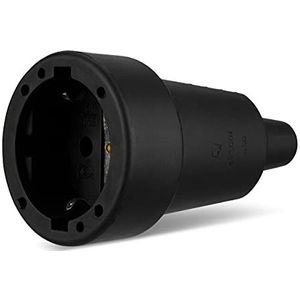 CEE 7/3 - Geaarde Stroomstekker - Rubber - Schuko Standaard