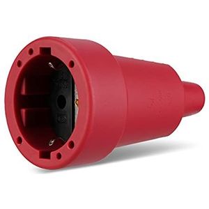 REV Ritter 0512160555 koppeling rubber ISO-inzetstuk, rood