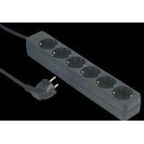 RITTER - Rit T.Steckd.QSL - Verlengkabel - 6-voudig - 1,4 Meter - Slagvast