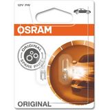 Osram - Original Line - Gloeilamp - 12V - 2W - W2x4,6d - Doos 10 Stuks