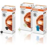Osram - B8.5d - Gloeilamp - Groen - 12 Volt - 2 Watt - Doosje 10 Stuks