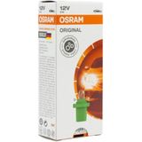 Osram - B8.5d - Gloeilamp - Groen - 12 Volt - 2 Watt - Doosje 10 Stuks