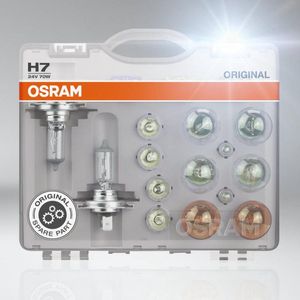 Osram - Reservelampen Set - Halogeen - 24V - Inclusief Zekeringen