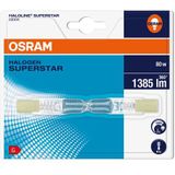 OSRAM Eco-halogeenlamp Energielabel: G (A - G) R7s 74.9 mm 230 V 80 W Warmwit Staaf Dimbaar 1 stuk(s)