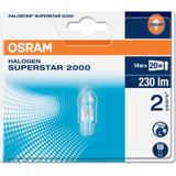 Osram - G4 Halogeenlamp - 12V - 14W - Warm Wit - 2900K - 230lm