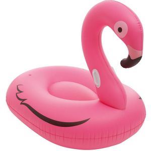 Roze opblaasbare flamingo dieren luchtbed 160 cm - dieren luchtbed voor strand/zwembad - Opblaasartikelen - Zomerspeelgoed