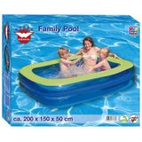 Happy People Opblaaszwembad Wehncke Family-pool 200x150x100cm