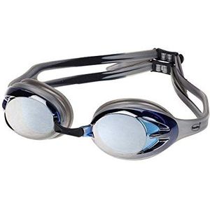 Fashy Power Mirror zwembril, zilver/zilver gespiegeld, L