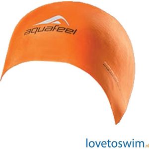 Aquafeel Pro Siliconen Zwemcap Neon Oranje
