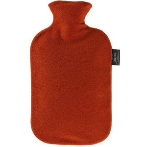 Fashy warm water kruik - Fleece hoes blauw- 2 liter