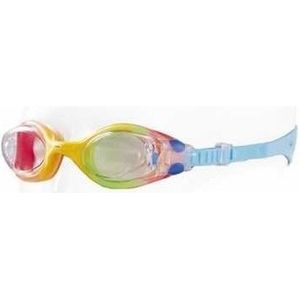 Gekleurde duikbril voor kids met blauwe bandje - Zwembrillen