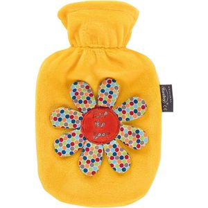 Fashy - Fluffy Kinderkruik - Geel met Bloem