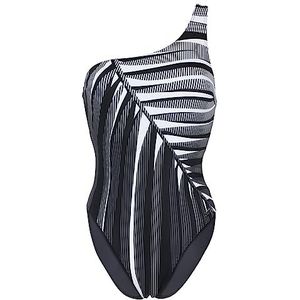 Fashy Badpak voor dames, zwart/wit, 40/B