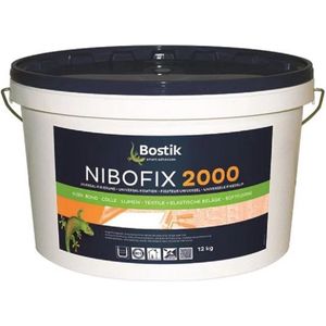 Bostik Nibofix 2000 - Acryllijm voor pvc vloerbekleding en tapijt - 12 kg